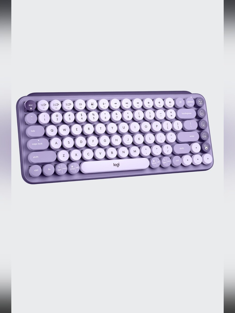 Logitech POP Keys Wireless Mechanical Keyboard - Cosmos Lavender / Purple